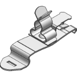Schirm-Clip mit Schnappfuß und Zugentlastung Typ SCFZ