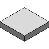 Typ VAW 4mm - Caoutchouc pyramide
