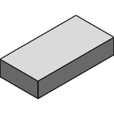 Typ VAW 4mm - Caucho Pirámide