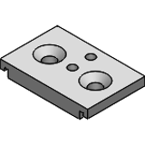 Typ DBP 14040/18037 - Placa de sujeción distanciadora
